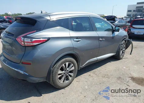 2016 Nissan Murano Sl z USA, uszkodzony, nr VIN 5N1AZ2MG4GN164888